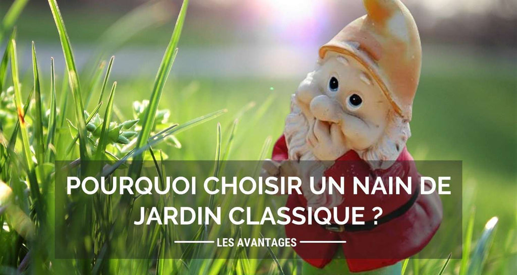 Why choose a classic garden gnome?