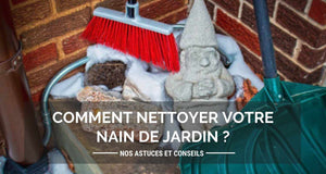 Comment nettoyer des nains de jardin ?