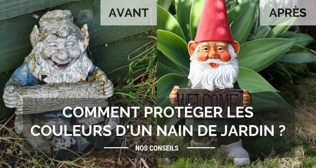 How to protect the colors of a garden gnome?