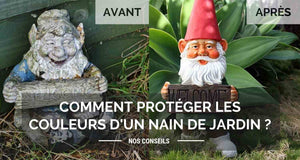 How to protect the colors of a garden gnome?