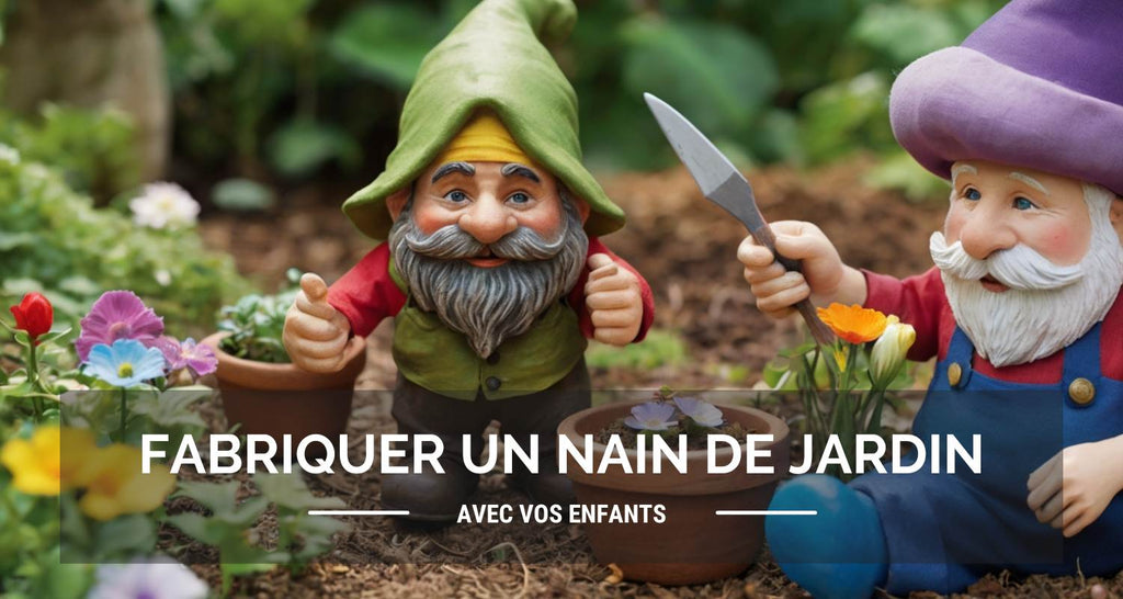 DIY : fabriquer des nains de jardin avec vos enfants