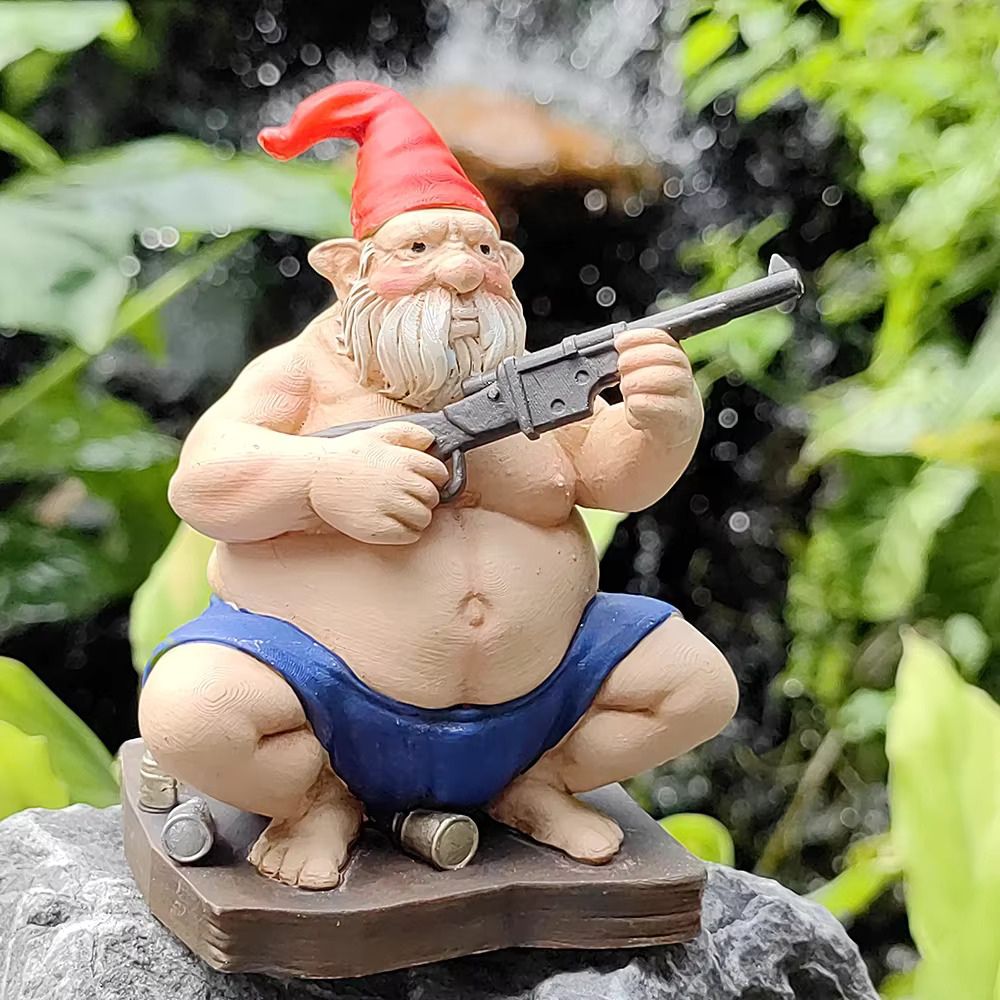 Gros nain de jardin en résine