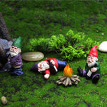 Lot de nain de jardin composé de 4 pièces