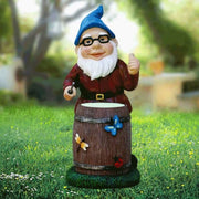 Nain de jardin avec baril