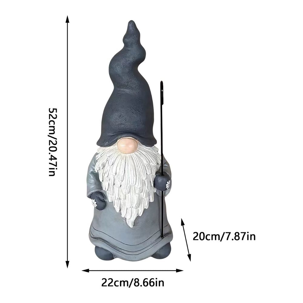 Nain de jardin avec canne dimensions