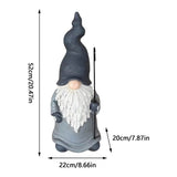 Nain de jardin avec canne dimensions