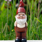 Nain de jardin brocante vue de face