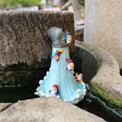 nain de jardin cascade
