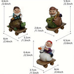 dimensions Nain de jardin fantaisie