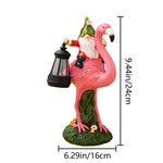 dimension nain de jardin flamand rose
