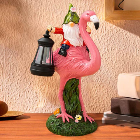 nain de jardin flamand rose