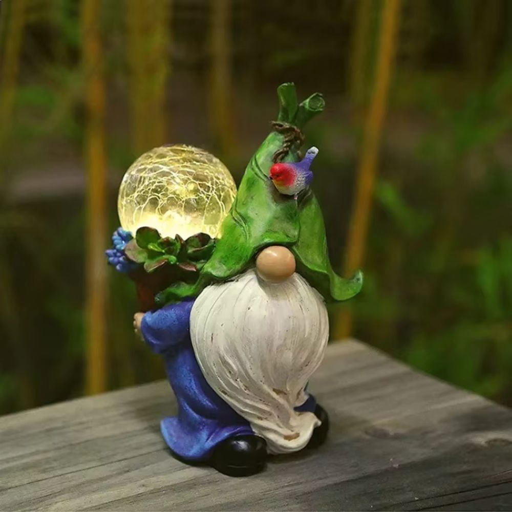 nain de jardin fluorescent
