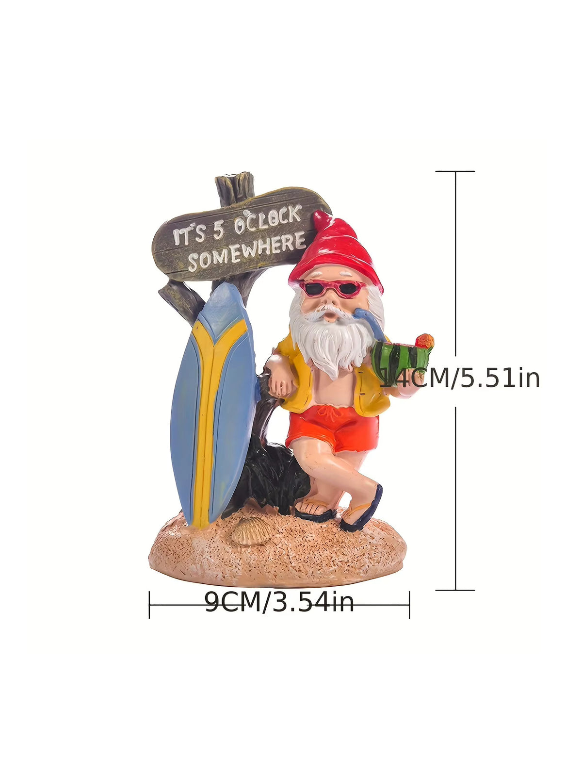 Mesure du nain de jardin fun