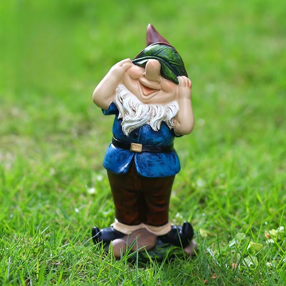 nain de jardin sage ne rien voir