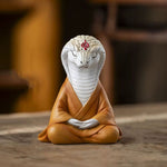  nain de jardin serpent blanc
