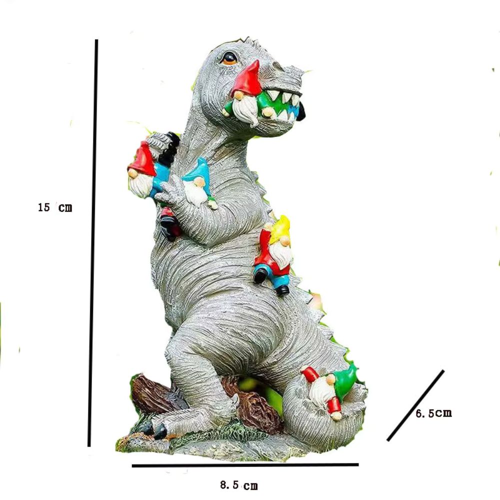 dimensions du nain de jardin t-rex