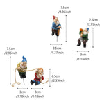 dimensions du petit nain de jardin 