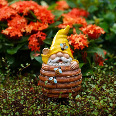 nain de jardin apiculteur