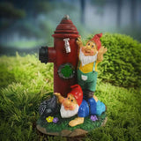 nain de jardin borne incendie