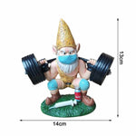 Nain de jardin musculation dimensions