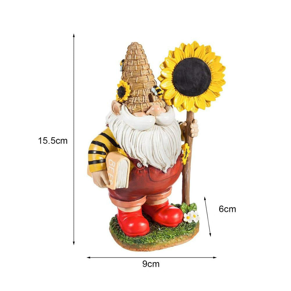Colorful garden gnome