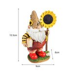Colorful garden gnome