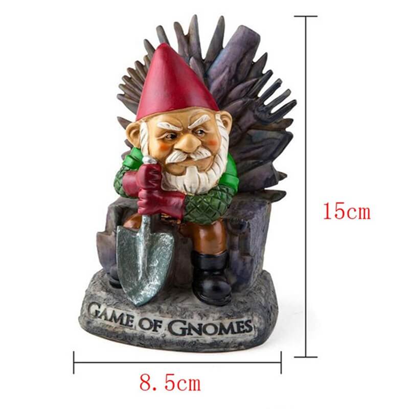 Nain de jardin game of gnomes mesures