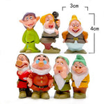 Gnomes de jardin blanche neige avec dimensions